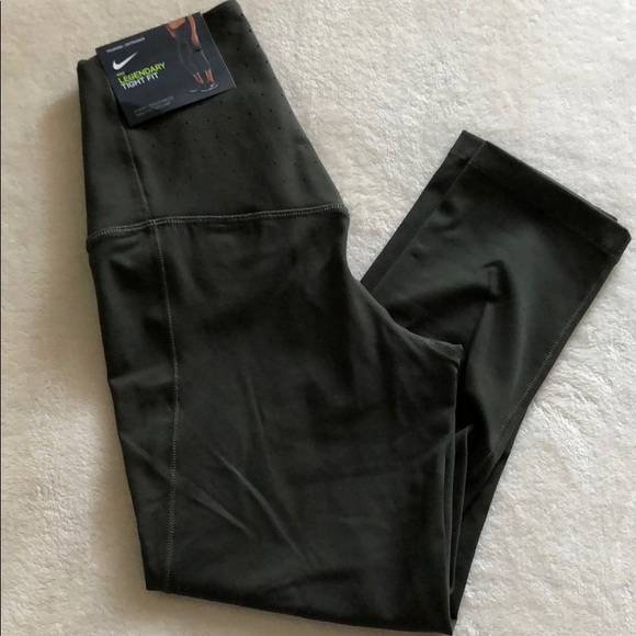 Nike Pants - Army Green Nike Legendary Tight Fit Leggings